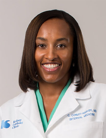 Portrait of Cherice Conley-Harvey, MD, Internal Medicine specialist at Kelsey-Seybold Clinic.
