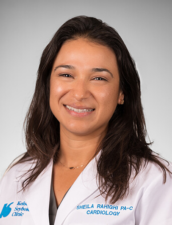 Portrait of Sheila Rahighi, PA-C, Cardiology specialist at Kelsey-Seybold Clinic.