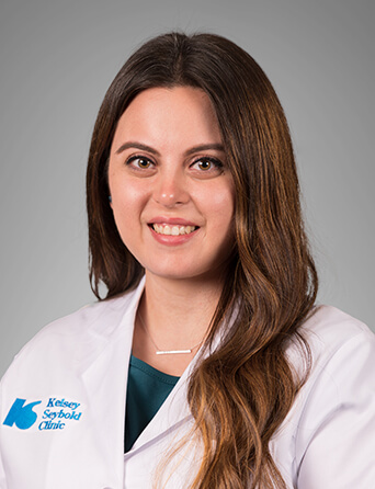 Portrait of Leslie Juarez, PA-C, Neurology specialist at Kelsey-Seybold Clinic.