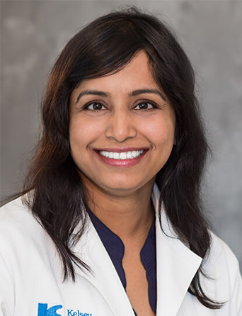 Portrait of Anna Arumugam, MD, Hospitalist specialist at Kelsey-Seybold Clinic.