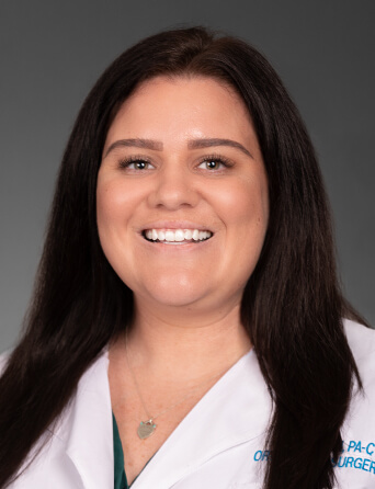 Portrait of Kayla Belin, PA-C, Orthopedics specialist at Kelsey-Seybold Clinic.