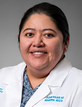 Portrait of Jazmin Roldan, MD,  Behavioral Medicine specialist at Kelsey-Seybold Clinic.