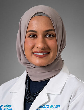 Portrait of Shazia Ali, MD, Ophthalmology specialist at Kelsey-Seybold Clinic.