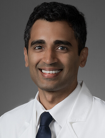 Portrait of Shravan Sarvepalli, MD, Surgery and Bariatric Surgery specialist at Kelsey-Seybold Clinic.