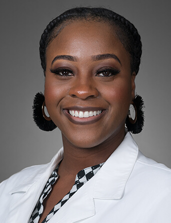 Portrait of Tayler Stephens, PA-C, OB/GYN specialist at Kelsey-Seybold Clinic.