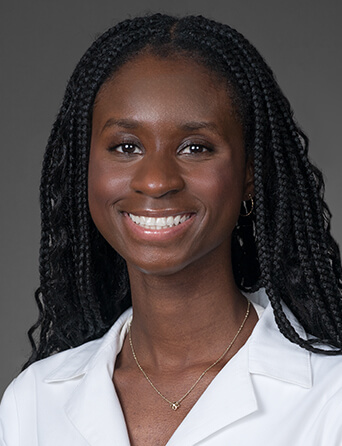 Portrait of Tolulomo Lagbenro, PA-C, OB/GYN specialist at Kelsey-Seybold Clinic.