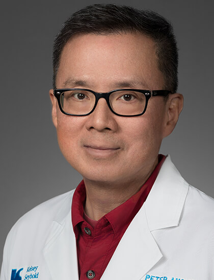 Portrait of Peter Ang, MD, Internal Medicine specialist at Kelsey-Seybold Clinic.