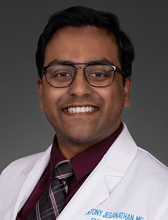 Portrait of Antony Jeganathan, MD, Family Medicine specialist at Kelsey-Seybold Clinic.